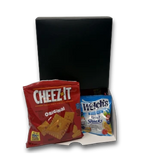 Conference Sweets & Snacks Cheez-It Original crackers and Welch's fruit snacks table unit with 23 bags.